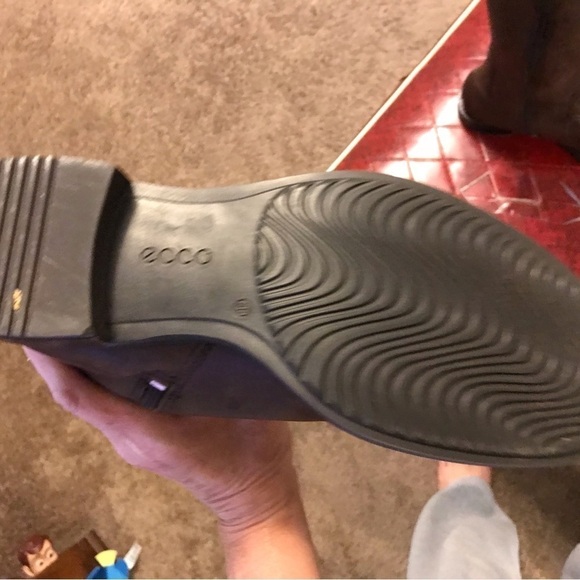 Ecco Women's Brown/Black Sartorelle 25 Tall Buckle Knee High Boot - Picture 4 of 16